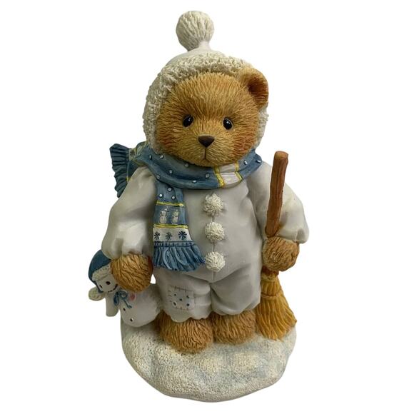 Vintage 1995 Cherished Teddies Earl 131873 Warm Hearted Friends Winter Bear - Picture 1 of 5